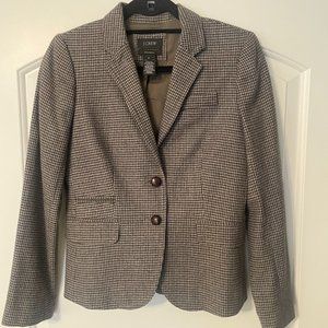 J. Crew Houndstooth Blazer